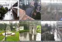 Varios sectores de Quito inundados por las lluvias