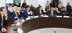 Jorge Yunda hizo el anuncio durante una reuni&oacute;n en la Comandancia de Polic&iacute;a.