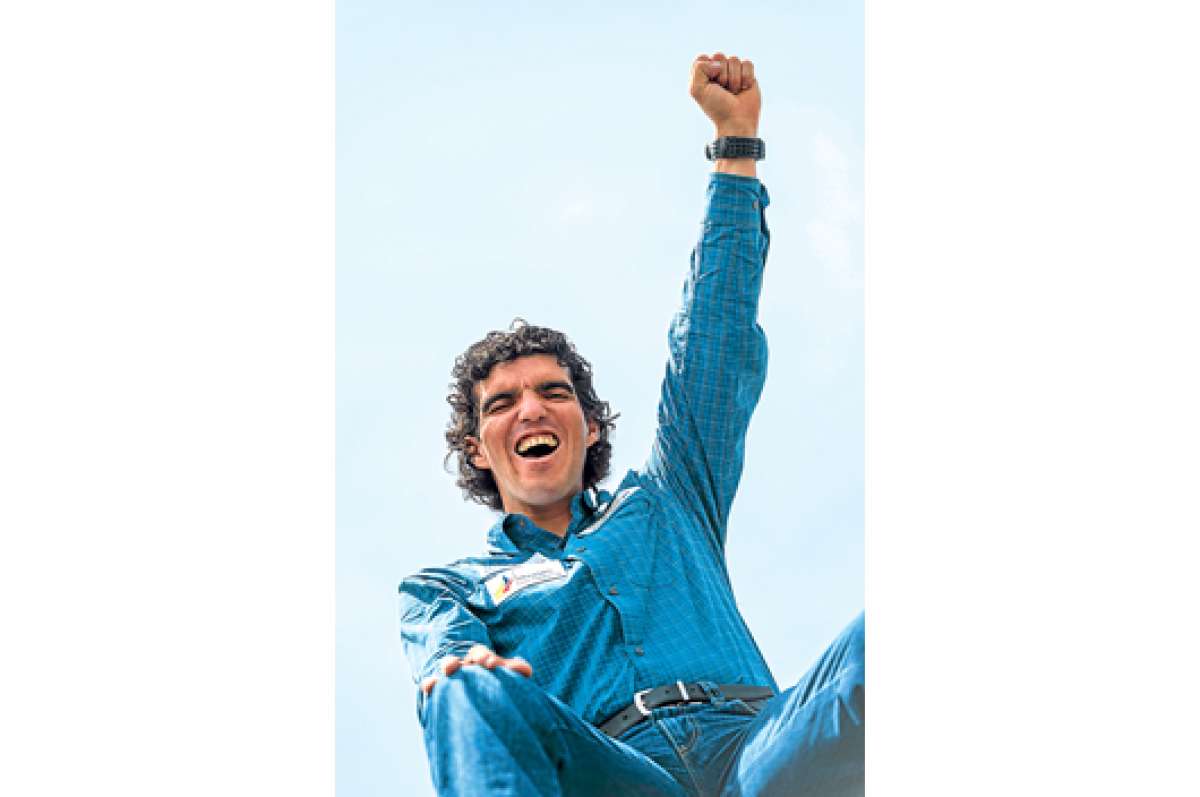 Quintero hizo el curso de gu&iacute;a internacional en Bolivia con instructores franceses. Foto: Fernando Sandoval.