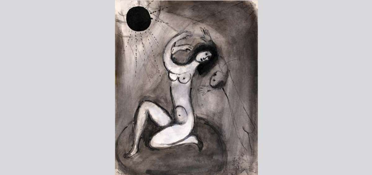 La muestra Chagall, du noir et blanc &agrave; la couleur, abierta hasta el 24 de  marzo de 2019, invita a contemplar su obra desde una perspectiva in&eacute;dita.