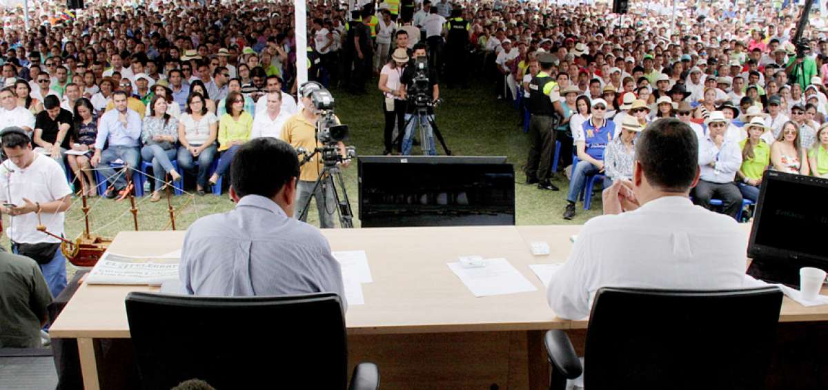 El Enlace Ciudadano 503 se realiz&oacute; ayer en Balzar, en Gauyas. Participaron asamble&iacute;stas provinciales, alcaldes de cantones vecinos y funcionarios. 