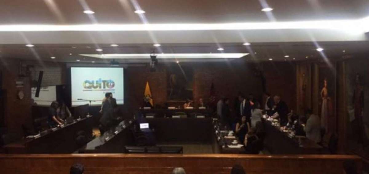 El Concejo ten&iacute;a previsto sesionar hoy en el Municipio de Quito