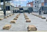 Policía Nacional decomisó más de una tonelada de droga en Guayaquil