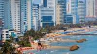 Las playas son destinos turísticos preferidos en feriado.