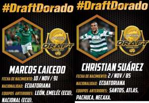 Marcos Caicedo y Cristian Su&aacute;rez son transferidos a Dorados de Sinaloa