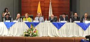 Los integrantes del Consejo de Participaci&oacute;n Ciudadana y Control Social Transitorio.
