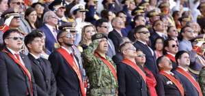 Los excombatientes asistieron a la ceremonia que record&oacute; c&oacute;mo los soldados ecuatorianos defendieron la Patria.