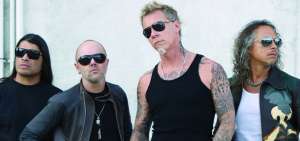 Robert Trujillo (i), Lars Ulrich, James Hetfield y Kirk Hammett integran Metallica, la banda que el 29 de octubre tocar&aacute; en el Parque Bicentenario de Quito.
