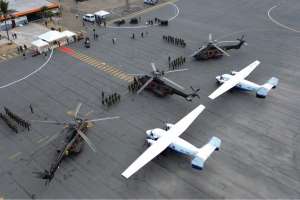 Tres helic&oacute;pteros y un avi&oacute;n multiprop&oacute;sito se entreg&oacute; al Ej&eacute;rcito Ecuatoriano