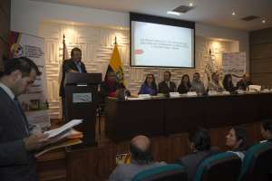 Los delegados de Sisan se reunieron en la sede de Congope, en Quito. Foto: John Guevara / EL TEL&Eacute;GRAFO