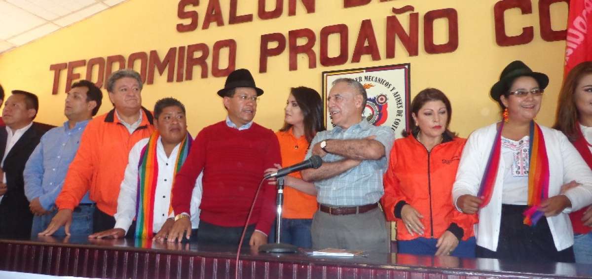 Paco Moncayo visit&oacute; Latacunga