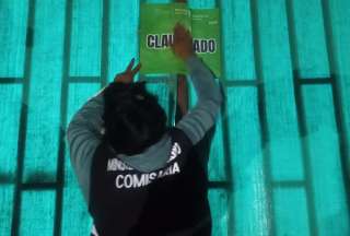 La Intendencia de Policía identificó y clausuró una gallera en Calderón, norte de Quito.