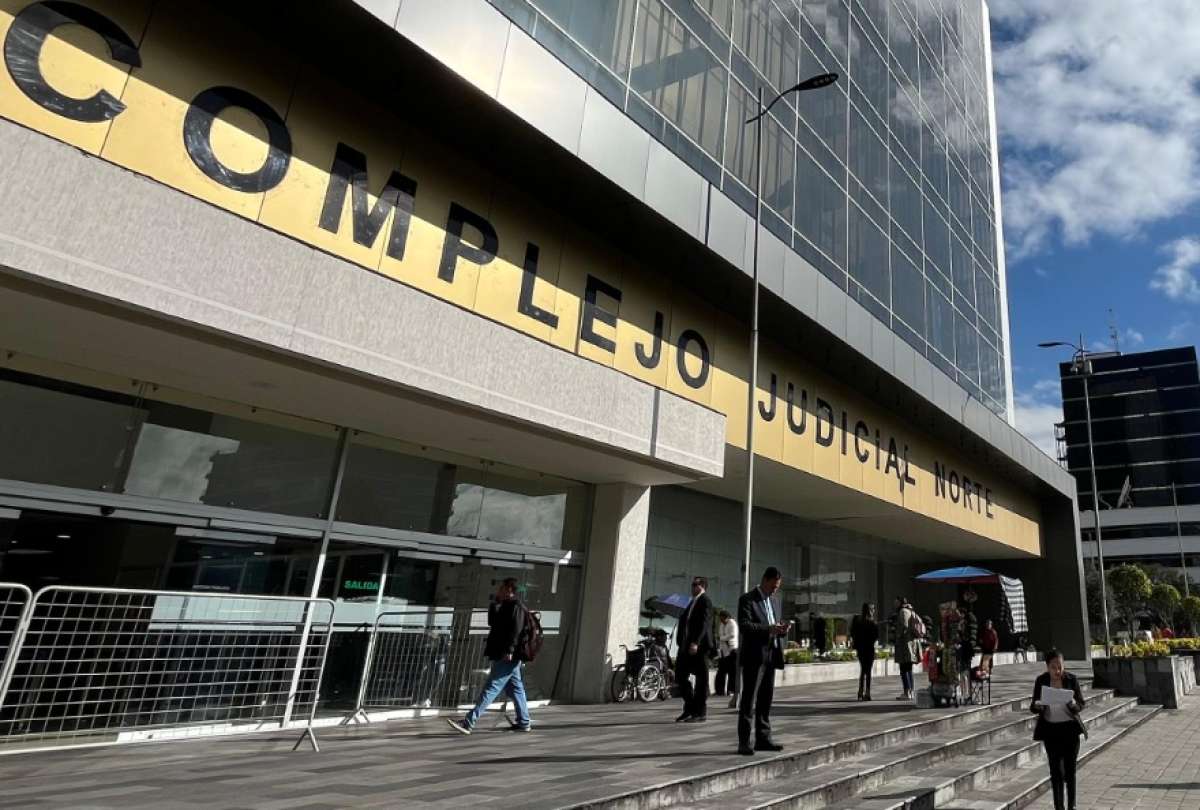 La audiencia se realizó en el Complejo Judicial Norte de Quito. 
