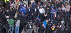 Imagen de la sublevaci&oacute;n policial del 30 de septiembre de 2010. 