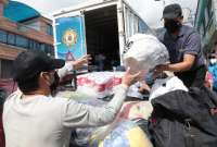 Municipio de Quito entregó nuevas donaciones a los damnificados de La Gasca