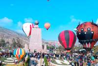 El Festival del Globo 2023 será en la Ciudad del Mitad del Mundo.