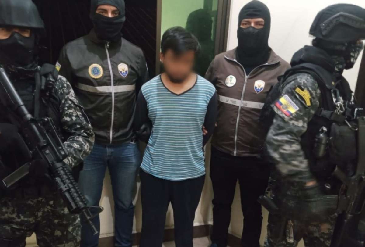 El ecuatoriano fue detenido en un operativo en Loja.