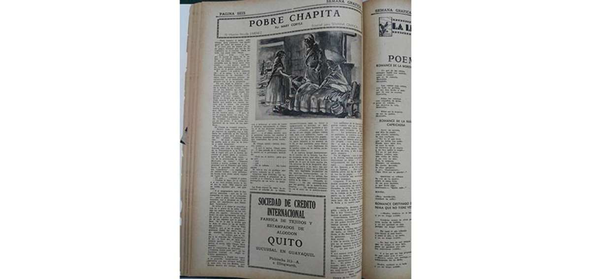 En la secci&oacute;n Semana Gr&aacute;fica en Diario El Tel&eacute;grafo se public&oacute; una obra creada en 1933