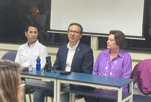 El candidato de la llamada Alianza UIO (Unidos, Incluyentes y Organizados) recibirá los resultados de los comicios junto a sus simpatizantes.