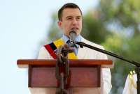El presidente Daniel Noboa encabezó la sesión solemne por los 489 años de fundación de Guayaquil.