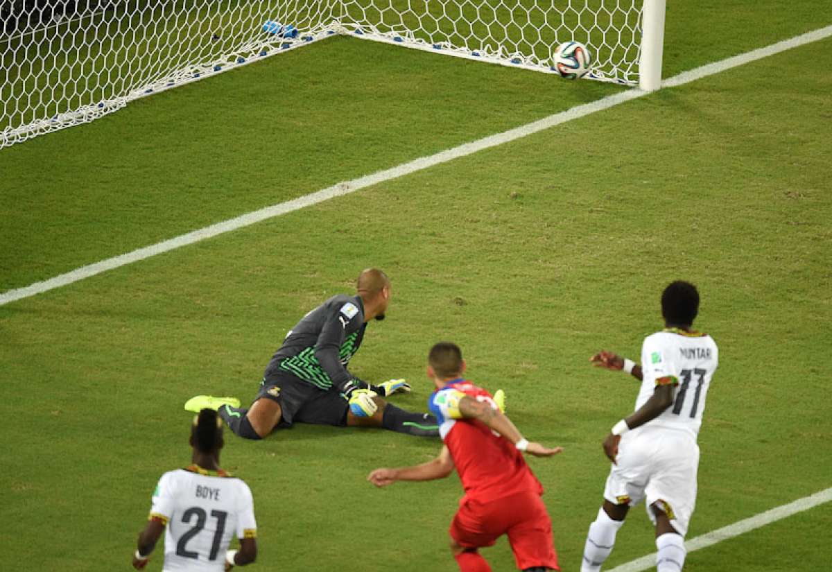  Clint Dempsey, delantero de la selecci&oacute;n estadounidense, anot&oacute; el tanto a los 30 segundos (primer tiempo) ante Ghana.