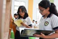 Estudiantes de planteles a escala nacional volvieron a las aulas. 