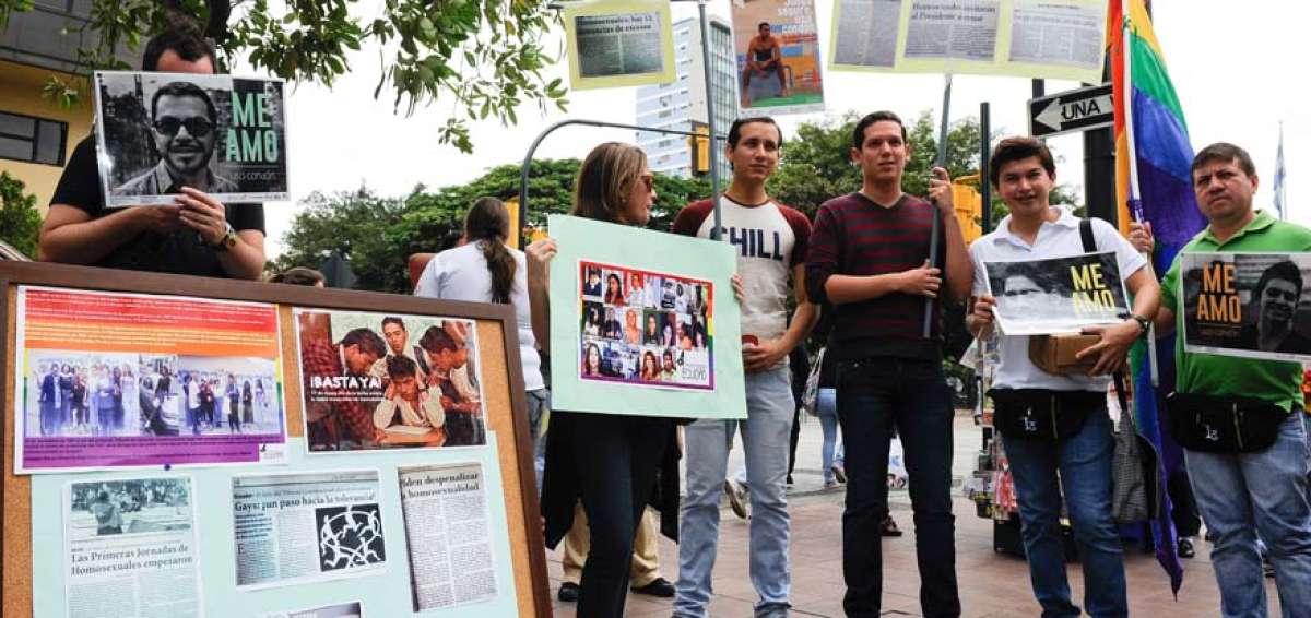 El activismo GLBTI se ha evidenciado en los &uacute;ltimos a&ntilde;os en las calles, a trav&eacute;s de plantones y campa&ntilde;as. 