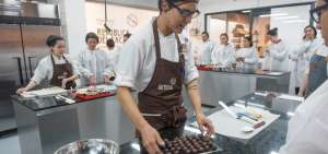 En el laboratorio, los consumidores pueden preparar deliciosos postres.