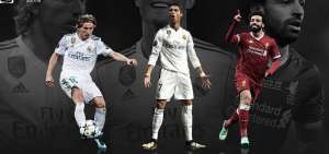 Modric, Cristiano Ronaldo y Salah, nominados al premio Jugador del A&ntilde;o