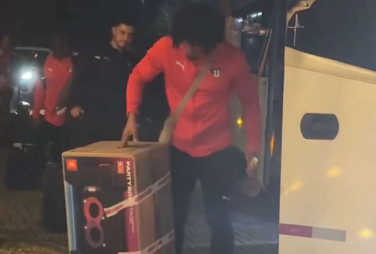 La nota de color de Liga en Brasil: el “Choclo” Quintero llegó al hotel con un parlante gigante