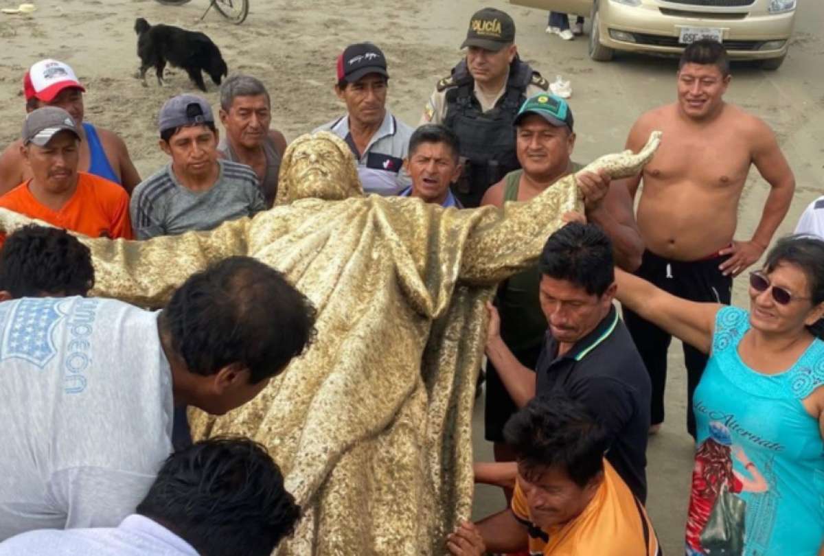 Imagen del Cristo Redentor sorprende a habitantes de Palmar