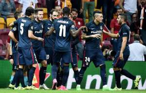 Antoine Griezmann fue el autor de los 2 tantos de la victoria del club espa&ntilde;ol. Foto: Agencia AFP