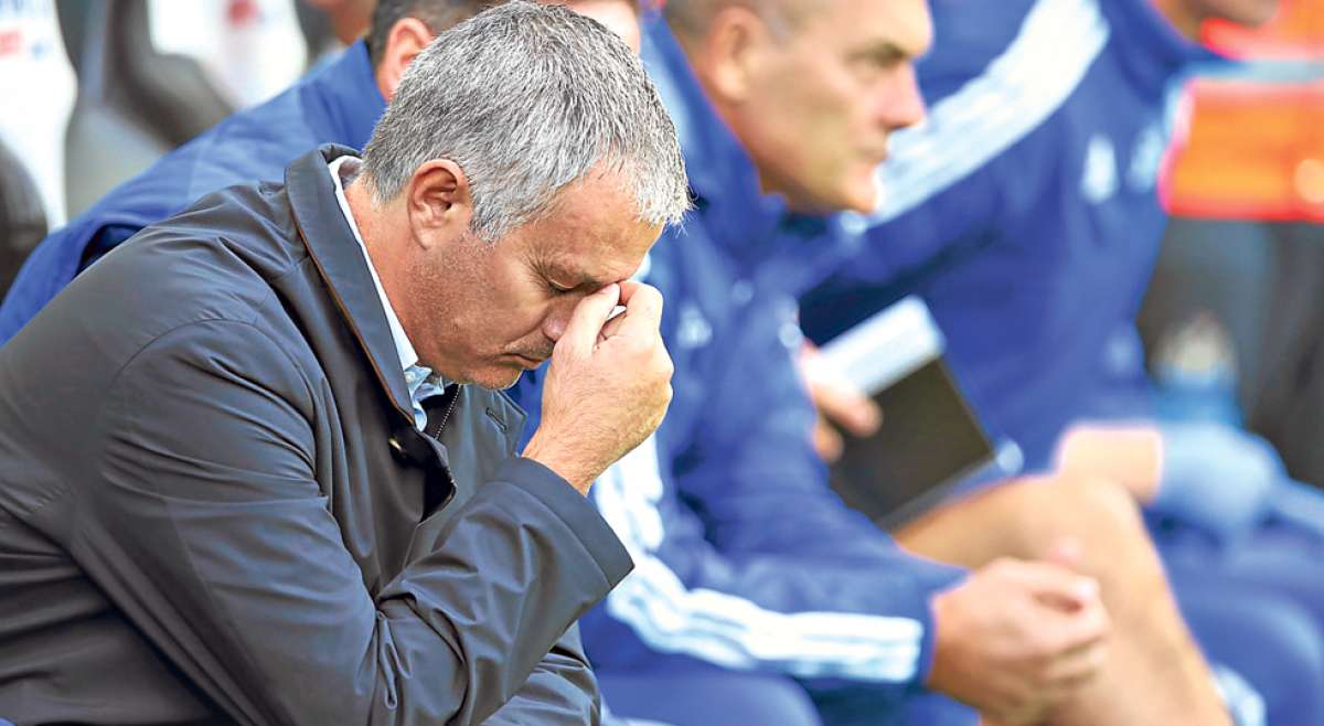 Con Jos&eacute; Mourinho en el banquillo, Chelsea ha perdido 9 de sus 16 partidos de liga esta temporada. Foto: AFP