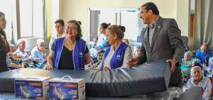 La fundaci&oacute;n, que tiene 80 pacientes permanentes, ayer recibi&oacute; una donaci&oacute;n de implementos hospitalarios por parte de TPM.