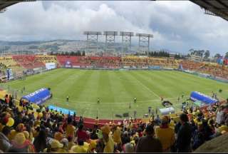 El duelo de barras empieza a sentirse en el estadio Gonzalo Pozo