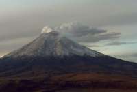 La caída de ceniza afectó a comunidades aledañas al volcán Cotopaxi. 
