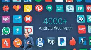 En el evento, efectuado en San Francisco, el gigante tecnol&oacute;gico exhibi&oacute; sus nuevos dispositivos, como el Android Wear. Foto: AFP