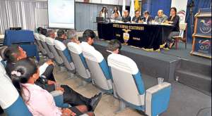 La Asamblea General Ordinaria del COE se reuni&oacute; en el Auditorio R&oacute;mulo Viteri Baquerizo, con la participaci&oacute;n de 32 representantes de Federaciones.  