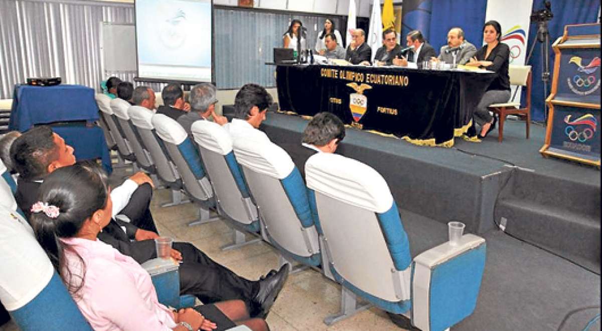 La Asamblea General Ordinaria del COE se reuni&oacute; en el Auditorio R&oacute;mulo Viteri Baquerizo, con la participaci&oacute;n de 32 representantes de Federaciones.  