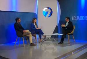Daniel Calderón, ministro de Educación, en entrevista en Noticias 7, este 7 de marzo de 2024. 