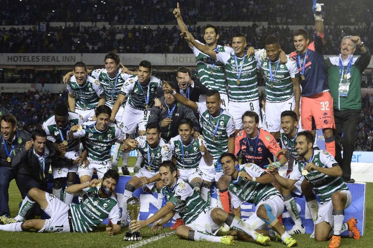 El Santos Laguna se adjudic&oacute; su quinto t&iacute;tulo de liga en la primera divisi&oacute;n mexicana. FOTO: AFP 