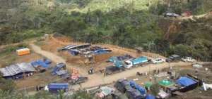 Personas no identificadas atacaron campamento de la empresa minera ECSA.