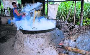 Los artesanos del sitio Agua Fr&iacute;a, en Jun&iacute;n, comienzan sus jornadas desde muy temprano. Ellos fabrican, panela que es un proceso de varias fases; y tambi&eacute;n el aguardiente o conocido tambi&eacute;n como currincho. Rodolfo P&aacute;rraga / El Tel&eacute;grafo