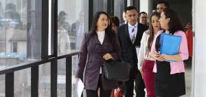 La presidenta del Consejo de la Judicatura, Mar&iacute;a del Carmen Maldonado (i), impulsa el control disciplinario.