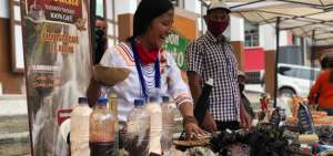 En el cant&oacute;n Pi&ntilde;as, provincia de El Oro, productores participaron de una feria.