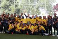 Deportistas de las olimpiadas especiales viajarán a Alemania acompañados de la Bandera de Ecuador