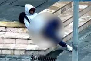 La persona fue grabada por las c&aacute;maras de vigilancia