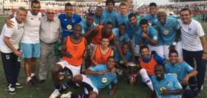 Los 'camaratas' se trajeron a Quito la Copa de la Tarde Pasi&oacute;n Edil, que estaba en disputa ante Deportivo Municipal.