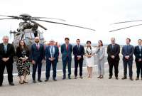 Presidente Noboa se reunió con CEO de Airbus Helicopters