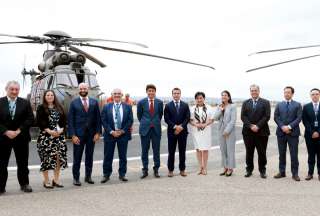 Presidente Noboa se reunió con CEO de Airbus Helicopters